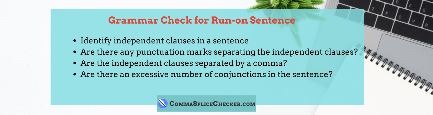 grammar check for run-on sentence